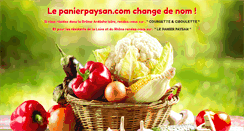 Desktop Screenshot of pays-de-loire.lepanierpaysan.com